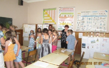 Předávání vysvědčení 24.6.2016