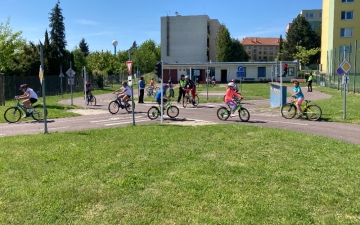 Dopravní hřiště - jaro