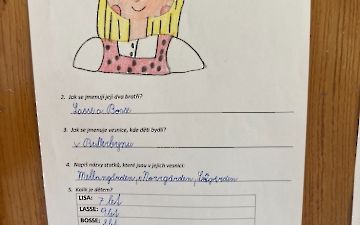 Čtenářská gramotnost - Děti z Bullerbynu
